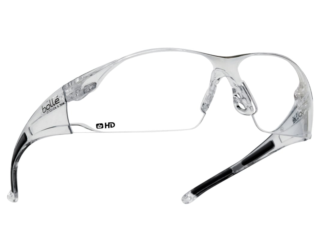 Bolle Safety RUSH Safety Glasses - Clear HD RUSHDPI