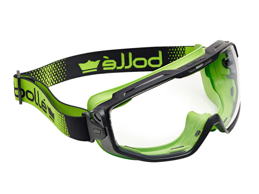 Bolle Safety Green Sealed Universal Goggles - PLATINUM® Clear UNIVGN11W