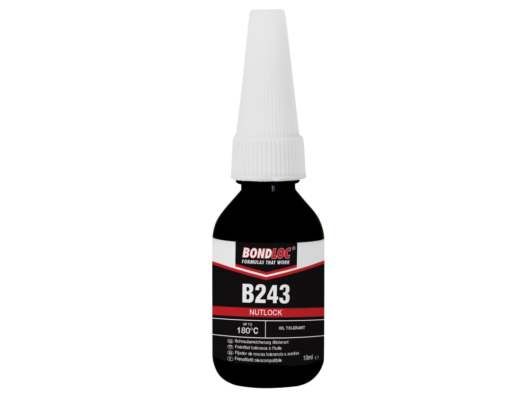 Bondloc B243 Nutlock Medium Strength Threadlocker 10ml B243-10