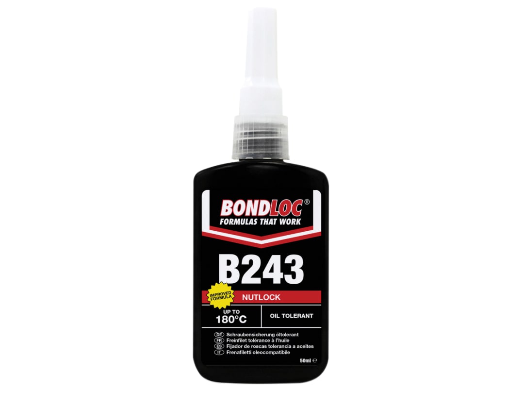 Bondloc B243 Nutlock Medium Strength Threadlocker 50ml B243-50