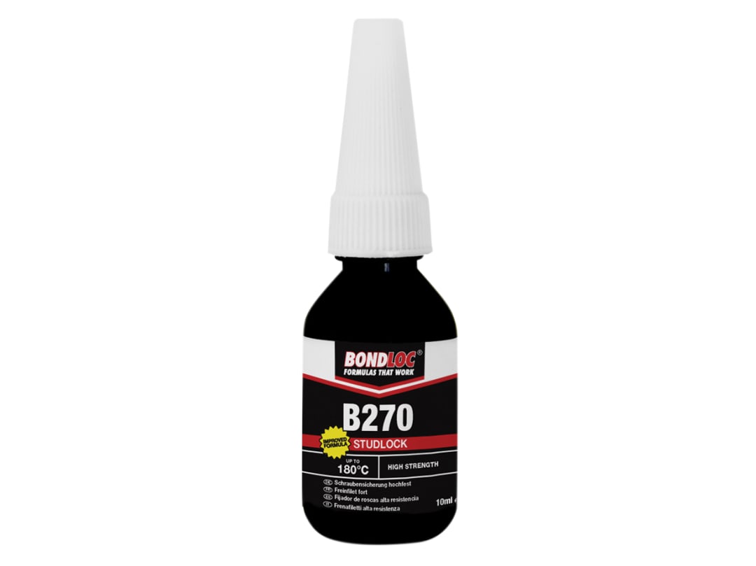 Bondloc B270 Studlock High Strength Threadlocker 10ml B270-10