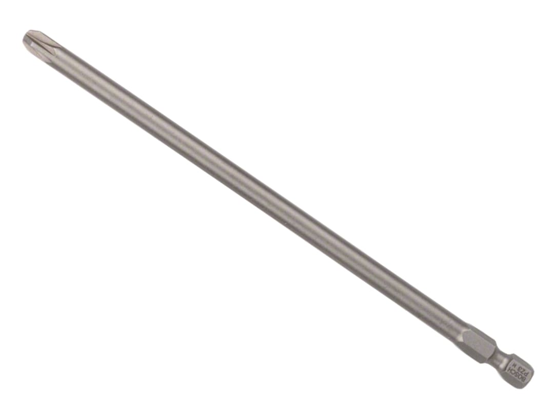 Bosch Powertool Accessories Extra Hard Screwdriver Bit PZ3 x 152mm 2607001590