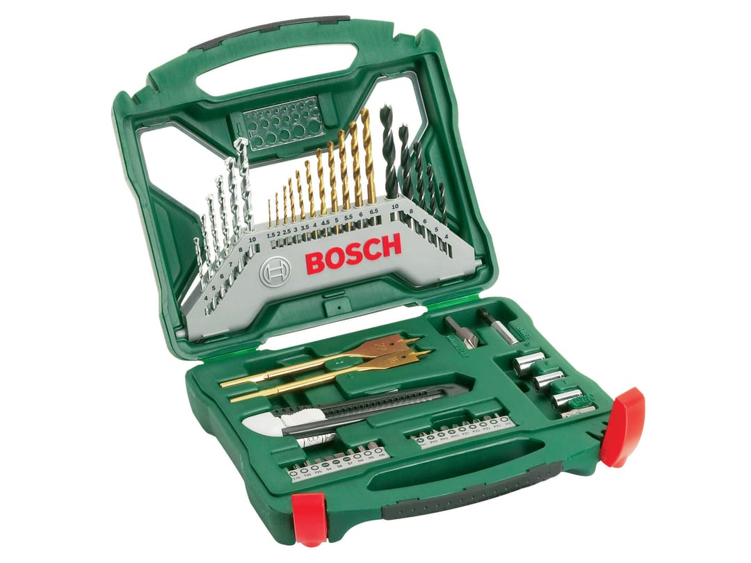 Bosch Powertool Accessories X-Line Titanium Drill and Screwdriver Bit Set, 50 Piece 2607019327