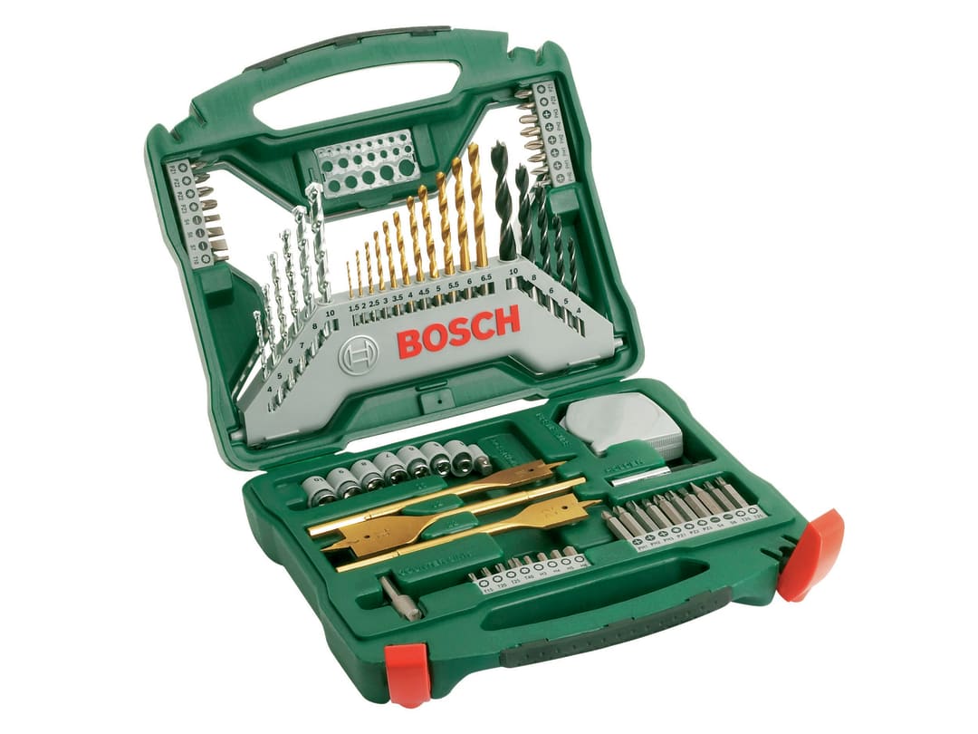 Bosch Powertool Accessories X-Line Titanium Drill and Screwdriver Bit Set, 70 Piece 2607019329