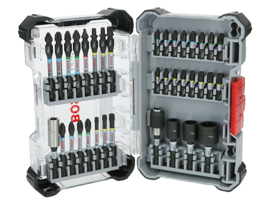 Bosch Powertool Accessories PRO Impact Screwdriver Bit Set, 36 Piece 2608522517