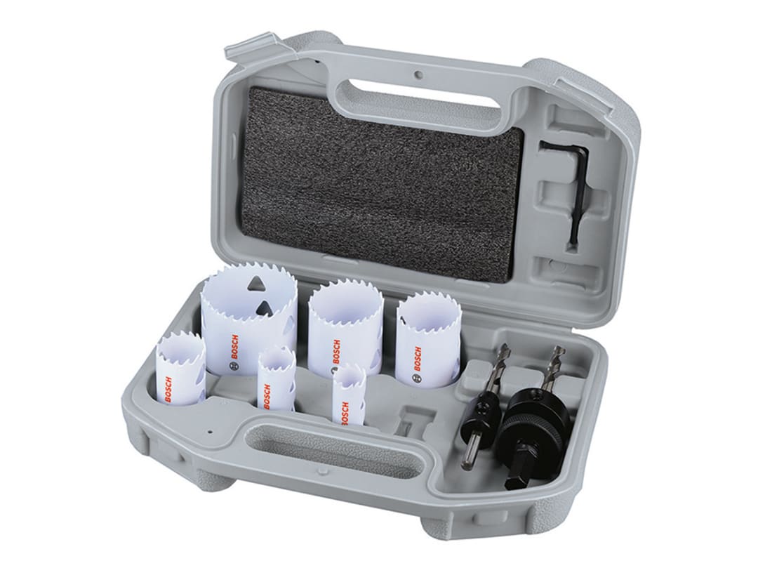 Bosch Powertool Accessories Multi Material Hole Saw Plumbers Set, 9 Piece 2.608.594.612