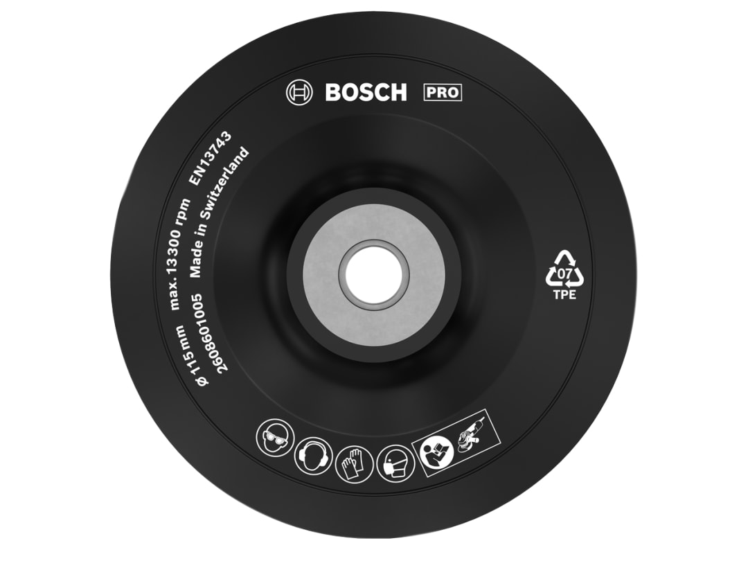 Bosch Powertool Accessories PRO Backing Pad 115mm M14 2608601005