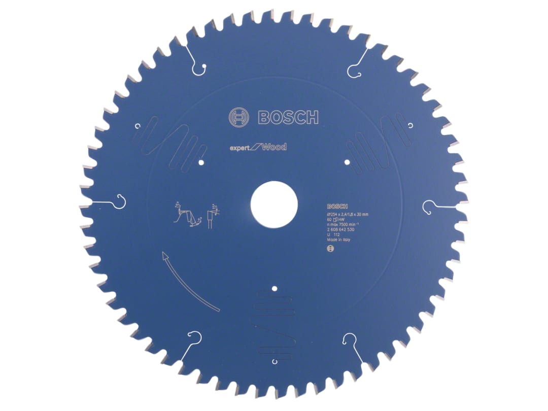 Bosch Powertool Accessories EXPERT Wood Circular Saw Blade 254 x 30mm x 60T 2608642530