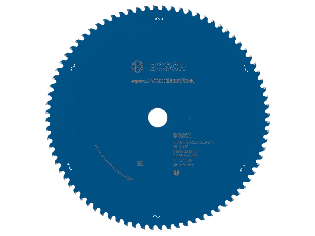 Bosch Powertool Accessories Expert for Stainless Steel Circular Saw Blade 305 x 25.4mm x 80T 2608644284