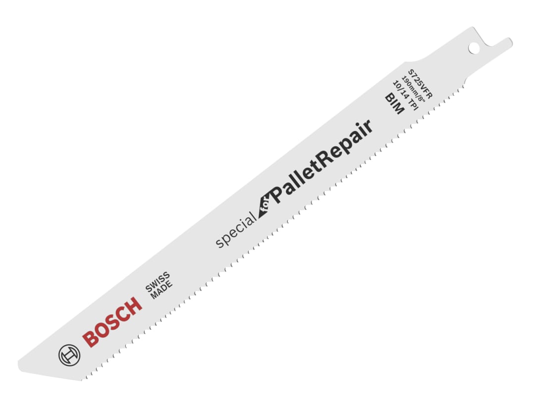 Bosch Powertool Accessories PRO Pallet Repair S725VFR Blade 190mm 10-14 TPI (Pack 200) 2.608.658.035