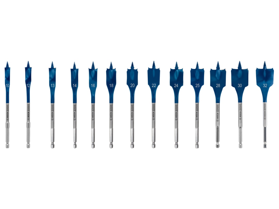 Bosch Powertool Accessories EXPERT Self Cut Speed Spade Drill Bit Set, 13 Piece 2.608.902.112