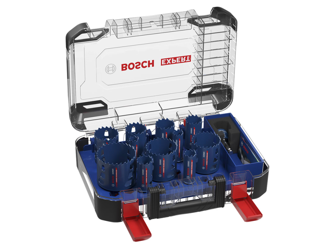 Bosch Powertool Accessories EXPERT Multi Material PC Plus Hole Saw Set, 14 Piece 2.608.901.908