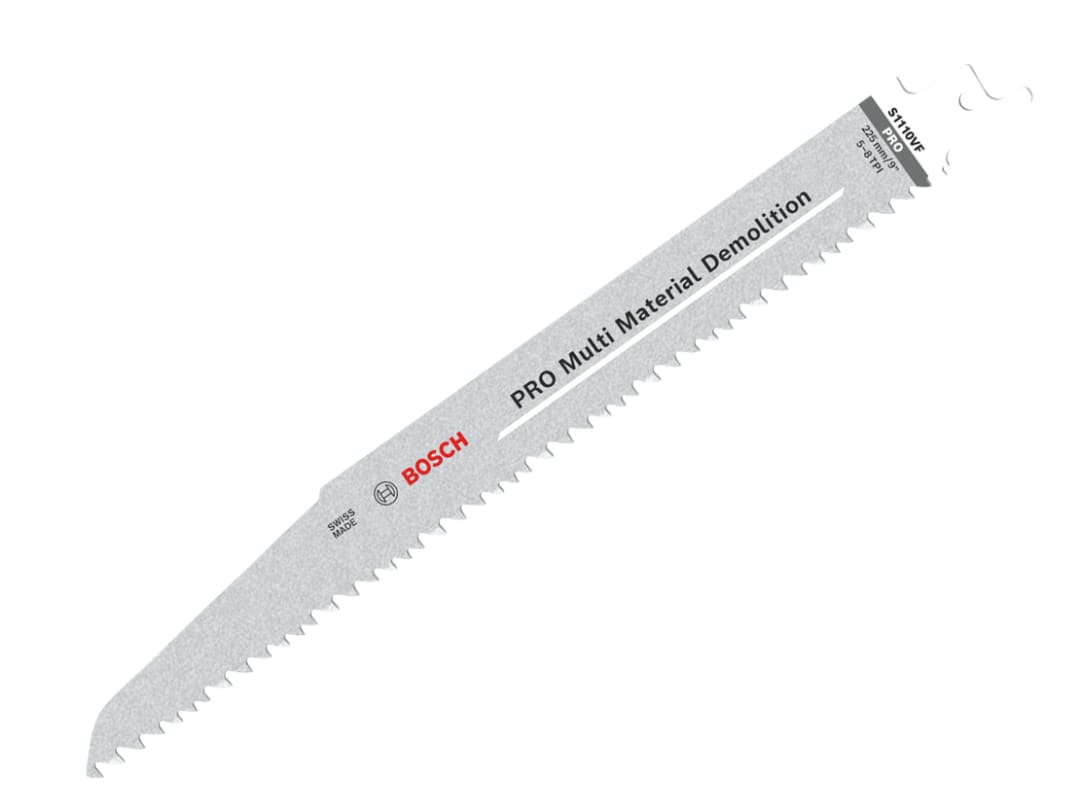 Bosch Powertool Accessories PRO Multi Material Demolition S1110VF Blade 250mm 5-8 TPI (Pack 5) 2608657610