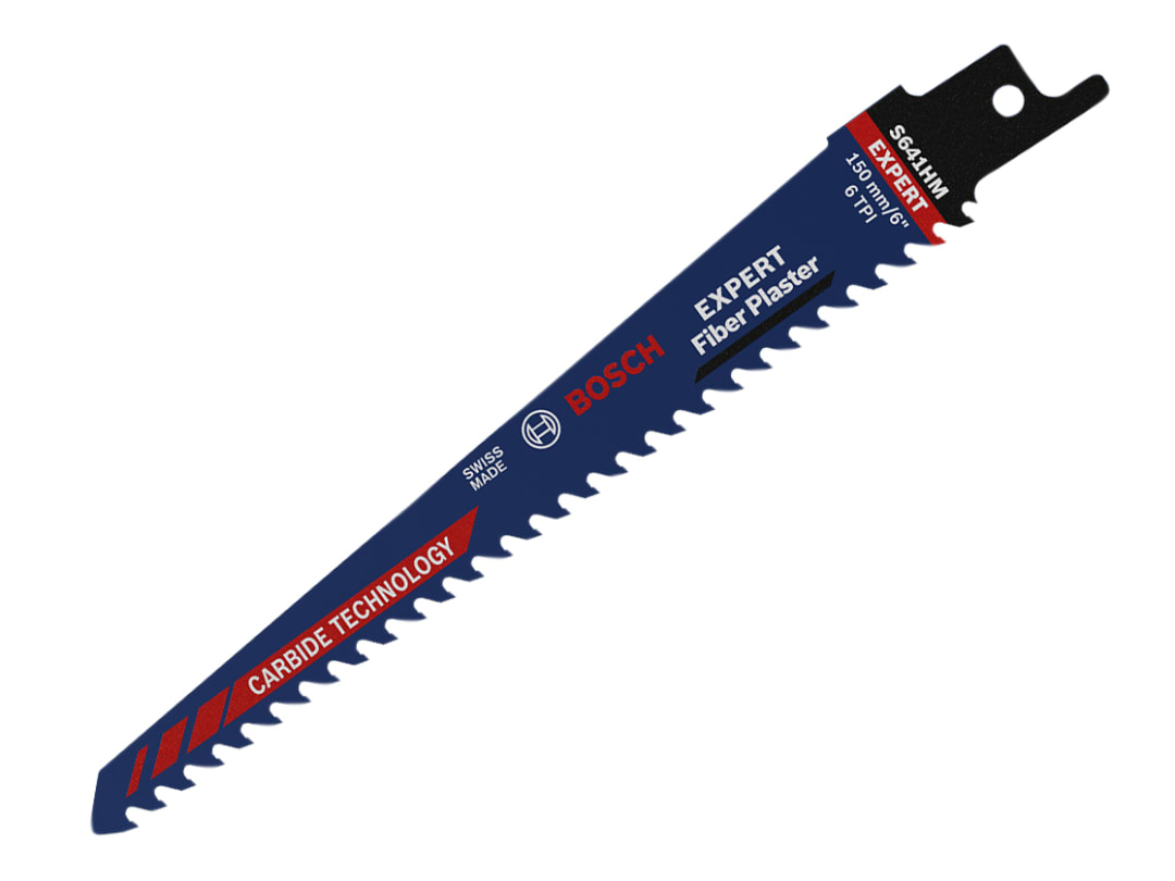 Bosch Powertool Accessories EXPERT Fibre Plaster S641HM Reciprocating Blade 150mm x 6 TPI 2608900407