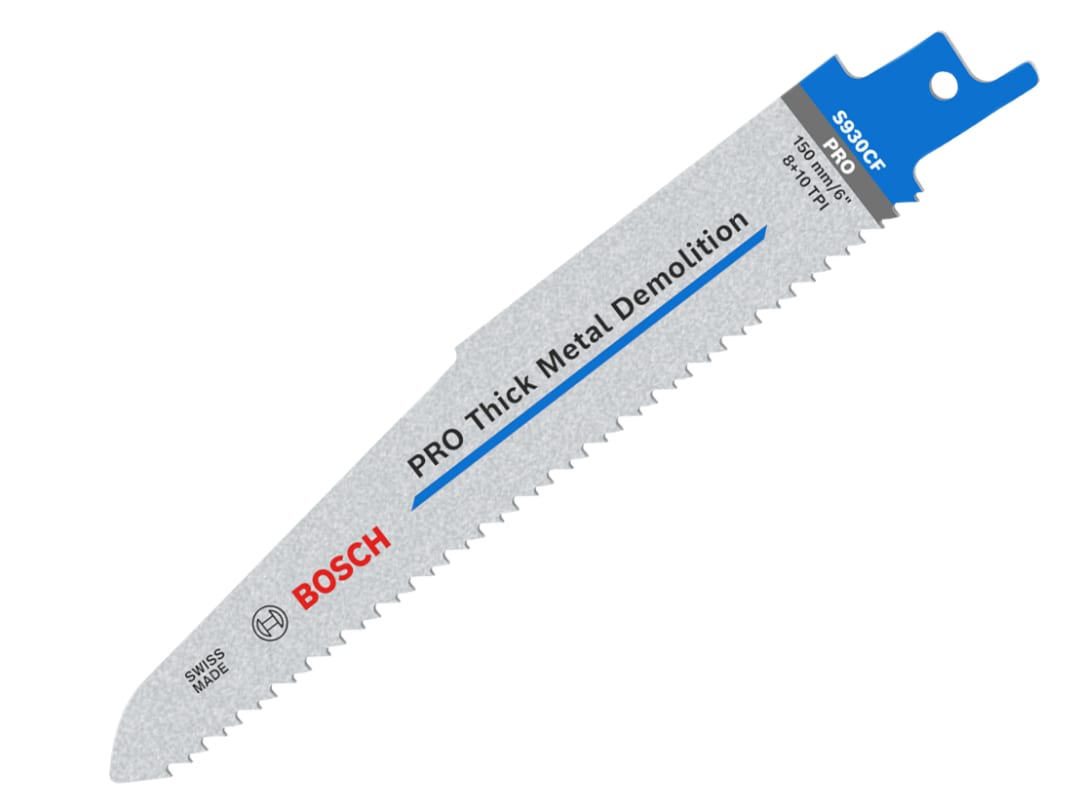 Bosch Powertool Accessories PRO Thick Metal Demolition S930CF Blade 150mm 8+10 TPI (Pack 5) 2608657527