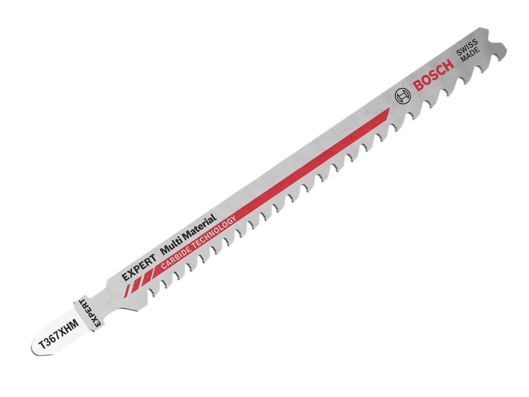 Bosch Powertool Accessories EXPERT Multi Material T367XHM Jigsaw Blade 132mm Pack of 3 2608900560