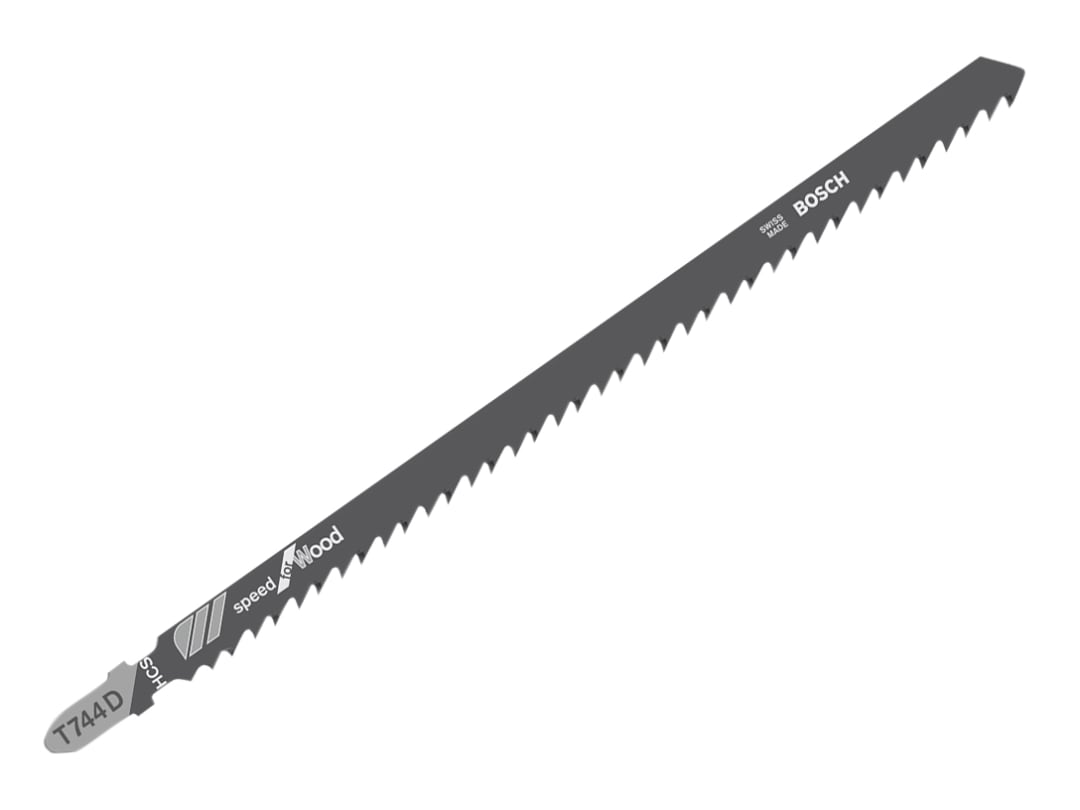 Bosch Powertool Accessories T 744 D Speed for Wood Jigsaw Blade 180mm Pack of 3 2608663314