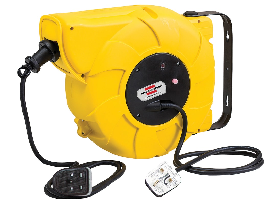 Brennenstuhl Auto Cable Reel 240V 13A 1-Socket 16+2m Rubber-neoprene Cable 1241003300