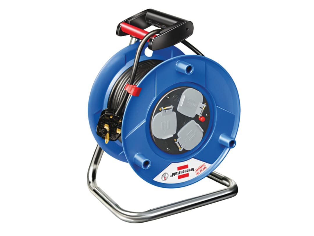 Brennenstuhl Garant Cable Reel 240V 13A 3-Socket 25m 1218053