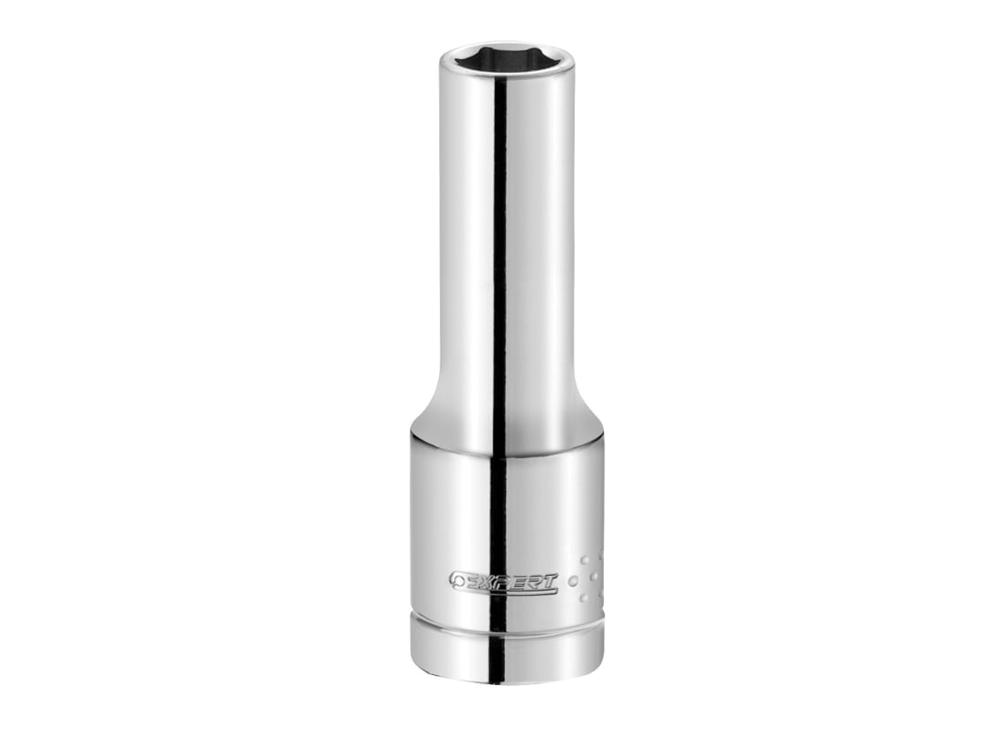 Expert Hexagon Socket 6 Point Long Reach 1/4in Drive 12mm E113760