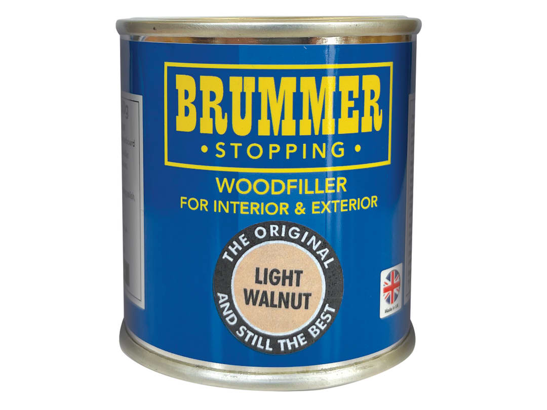 Brummer® Wood Filler Light Walnut 250g BM30410