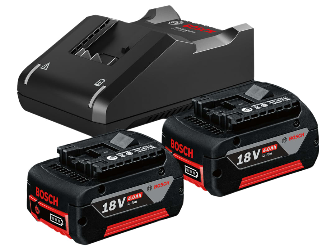 Bosch GBA 4.0Ah Battery & Charger Starter Kit 18V 1600A019S1