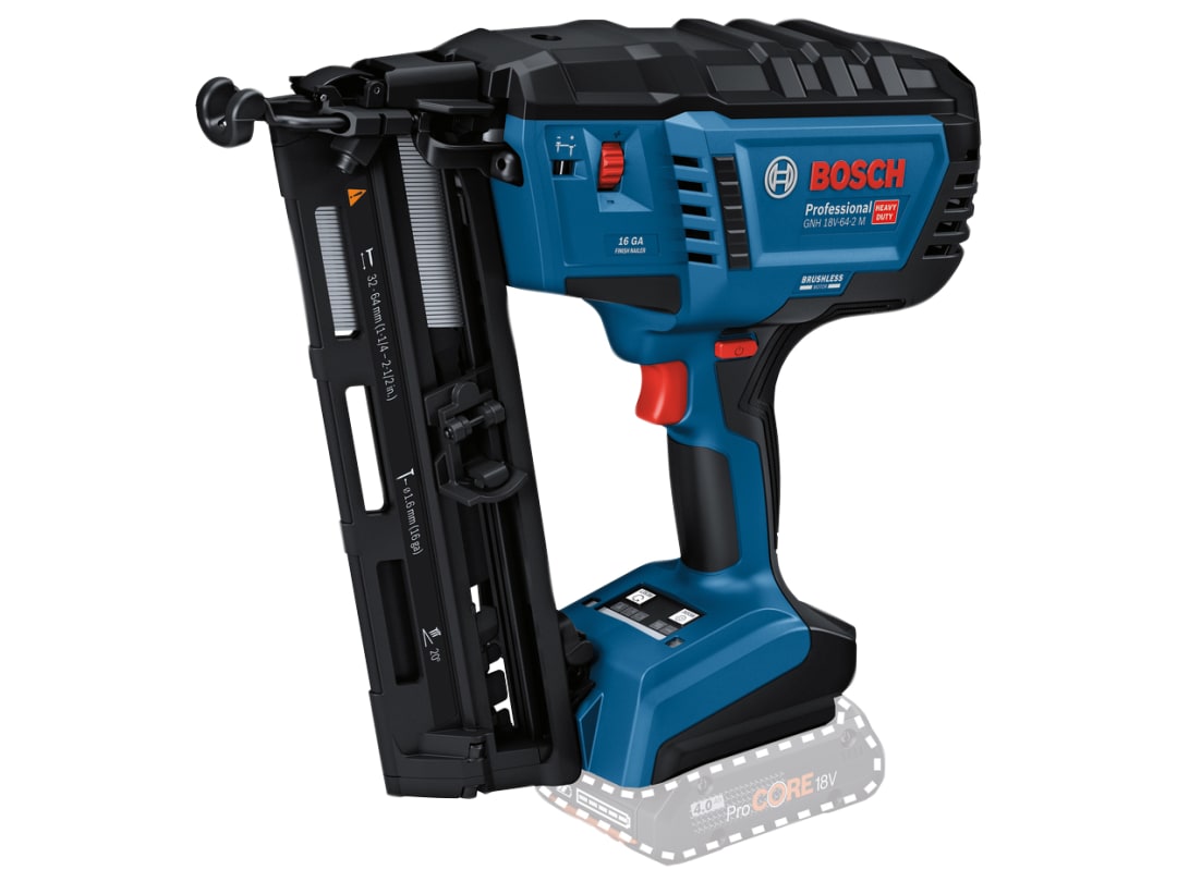 Bosch GNH18V-64-2M BL 16ga Finish Nailer Bare 0601482000
