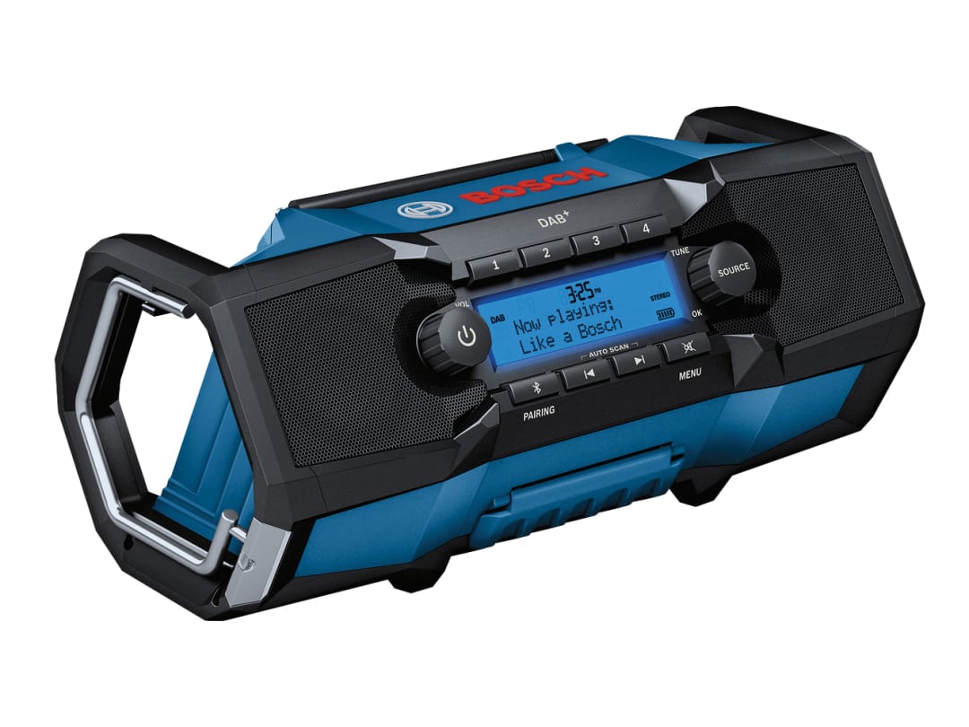 Bosch GPB 18V-2 C Professional Bluetooth DAB+ Radio 240V & Li-ion Bare Unit 06014A3170