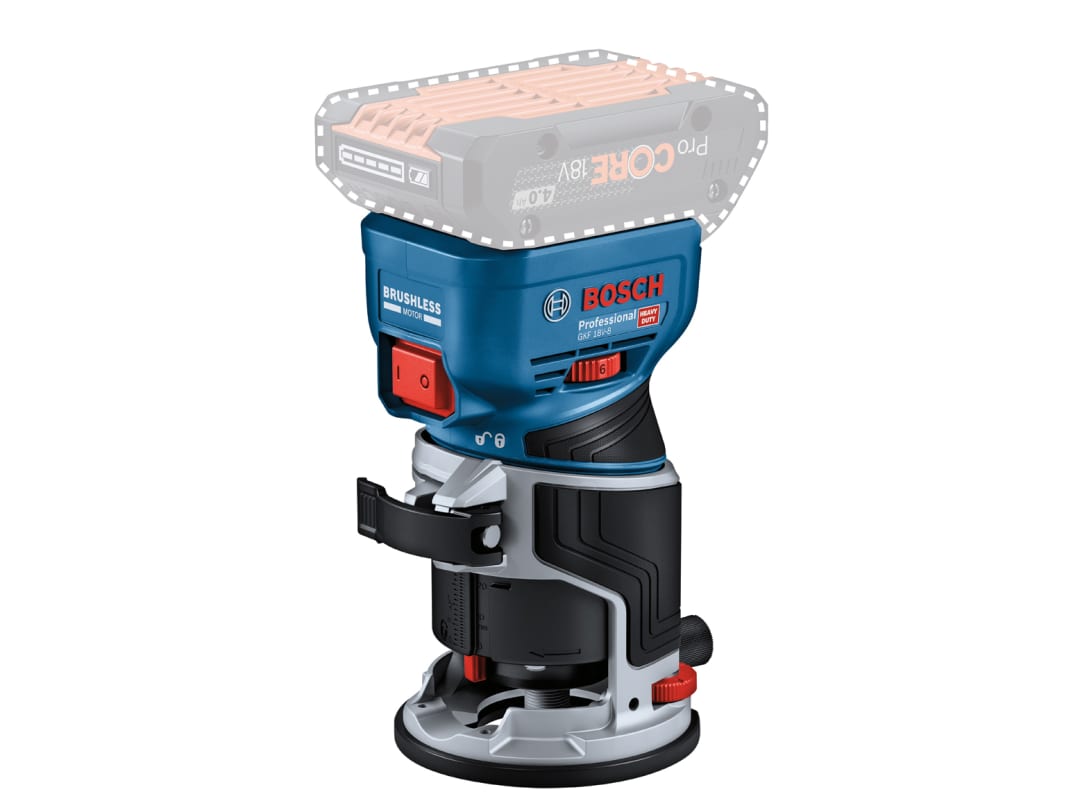 Bosch GKF 18V-8 Professional Cordless Palm Router 18V Bare Unit 06016C2070