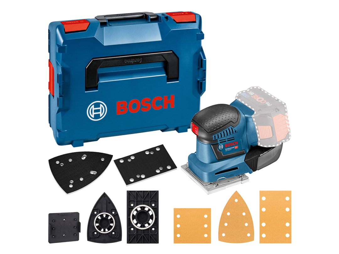 Bosch GSS 18V-10 Professional Orbital Sander + L-BOXX 18V Bare Unit 06019D0202