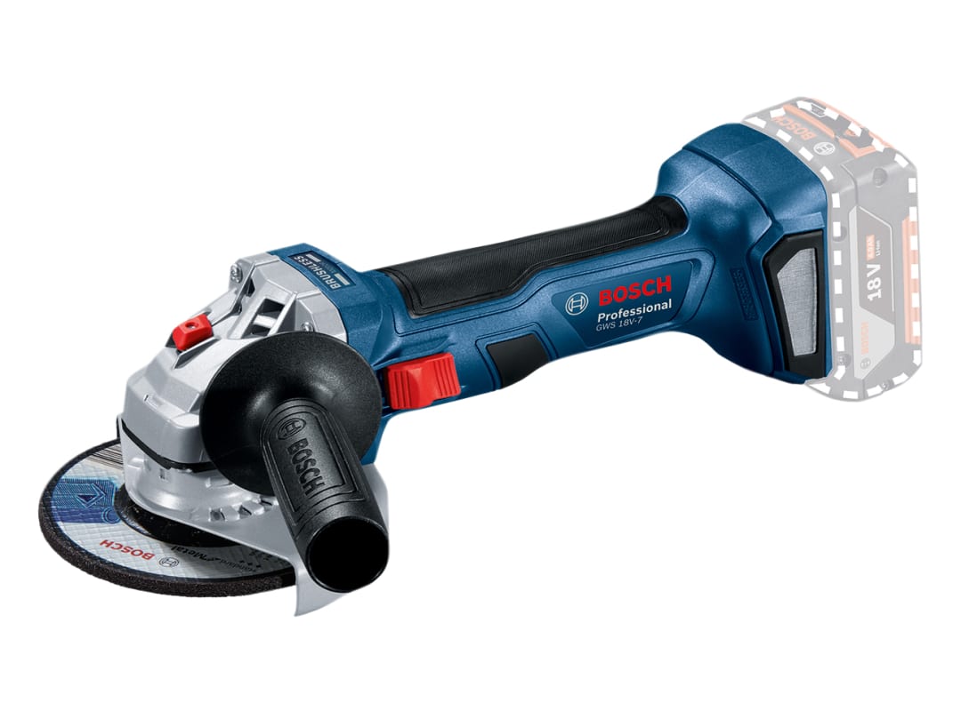Bosch GWS 18V-7 Professional Angle Grinder 125mm 18V Bare Unit 06019H9001