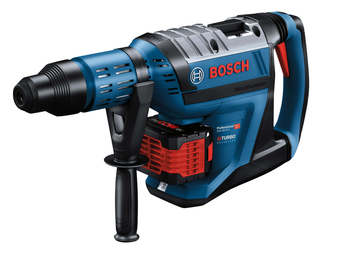 Bosch GBH 18V-45 C Pro BITURBO SDS-Max Hammer 18V 2 x 12.0Ah ProCORE18V Li-ion 0611913072