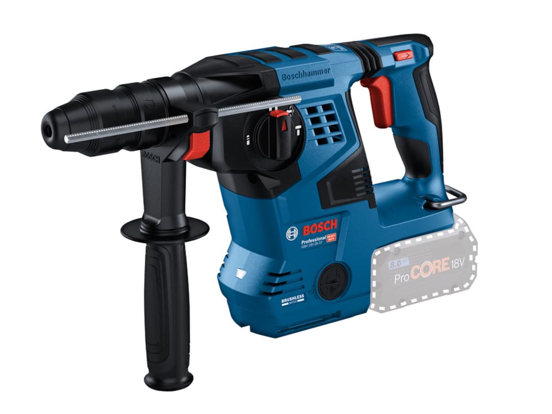 Bosch GBH 18V-28 CF Pro BITURBO SDS-Plus Rotary Hammer 18V Bare Unit 0611921001