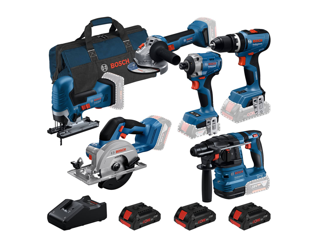 Bosch 6 Piece Combo Kit 18V 3 x ProCORE Li-ion 0615A5008C