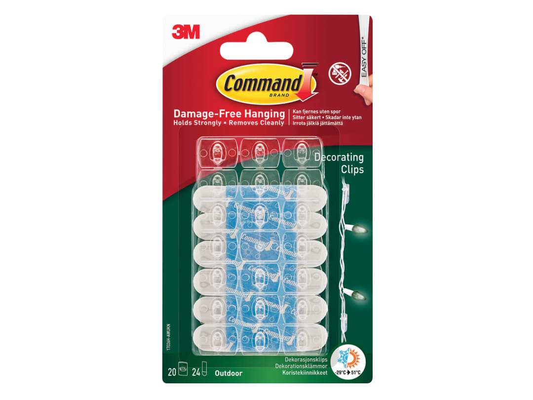 Command™ Command Outdoor Decorating Clips 17026H 17026H-AW