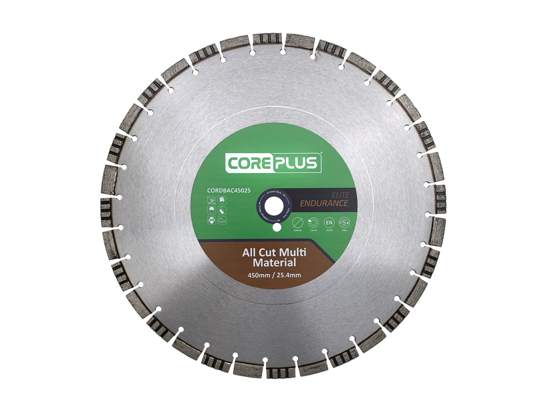 CorePlus Elite All Cut Multi-Material Diamond Blade 450 x 25mm CORDBAC45025