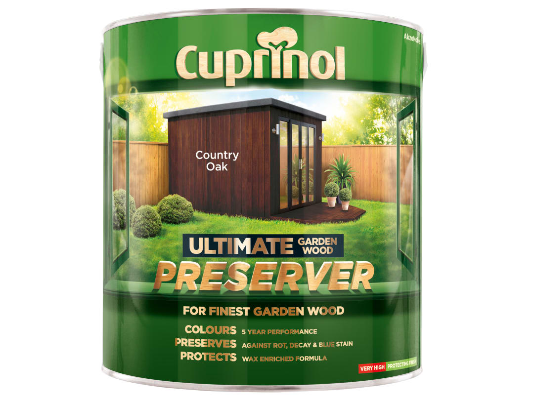 Cuprinol Ultimate Garden Wood Preserver Country Oak 4 litre 5206086