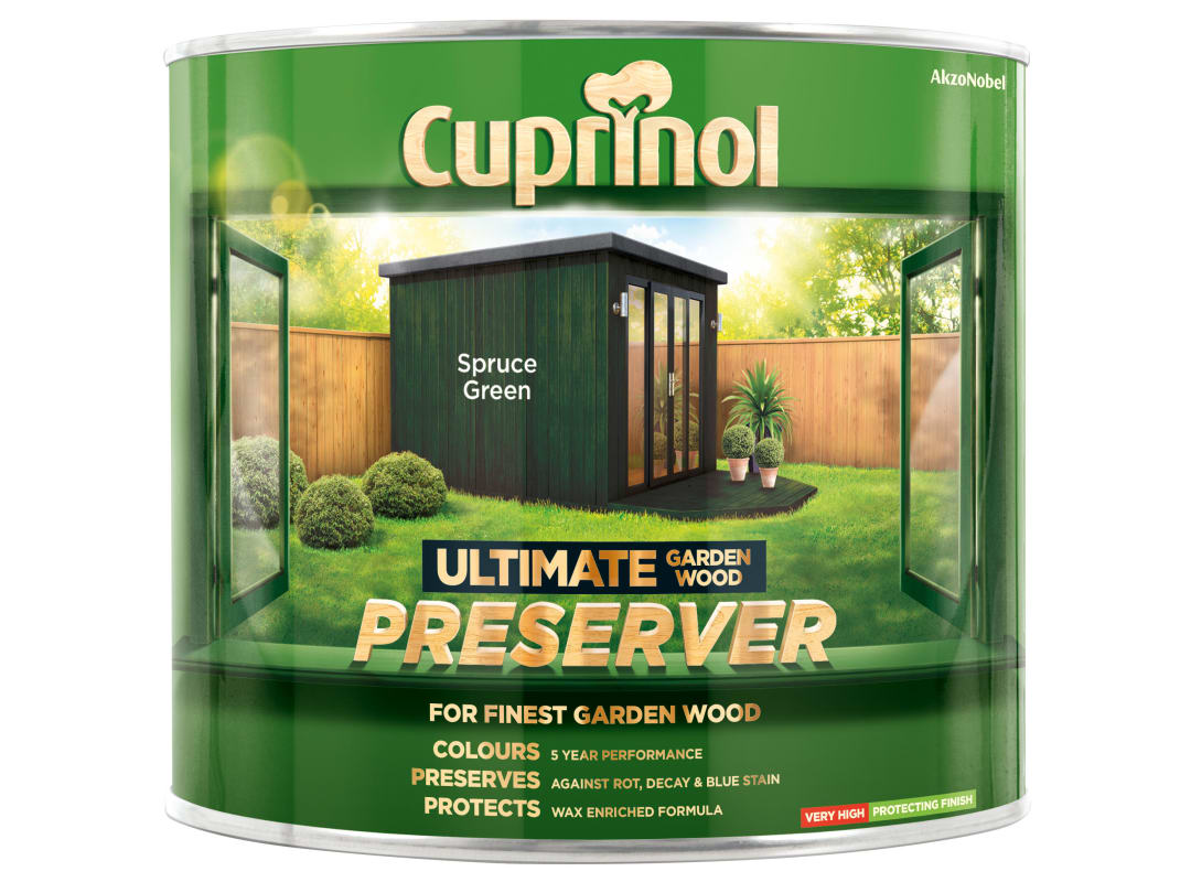 Cuprinol Ultimate Garden Wood Preserver Spruce Green 1 litre 5206082