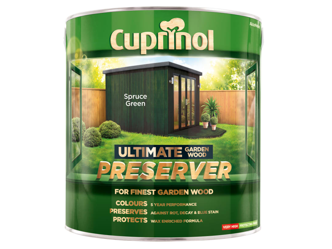 Cuprinol Ultimate Garden Wood Preserver Spruce Green 4 litre 5206121
