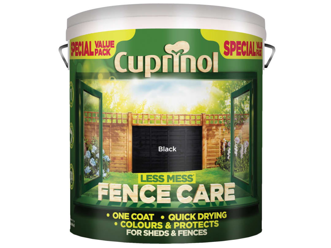 Cuprinol Less Mess Fence Care Black 6L 5194069