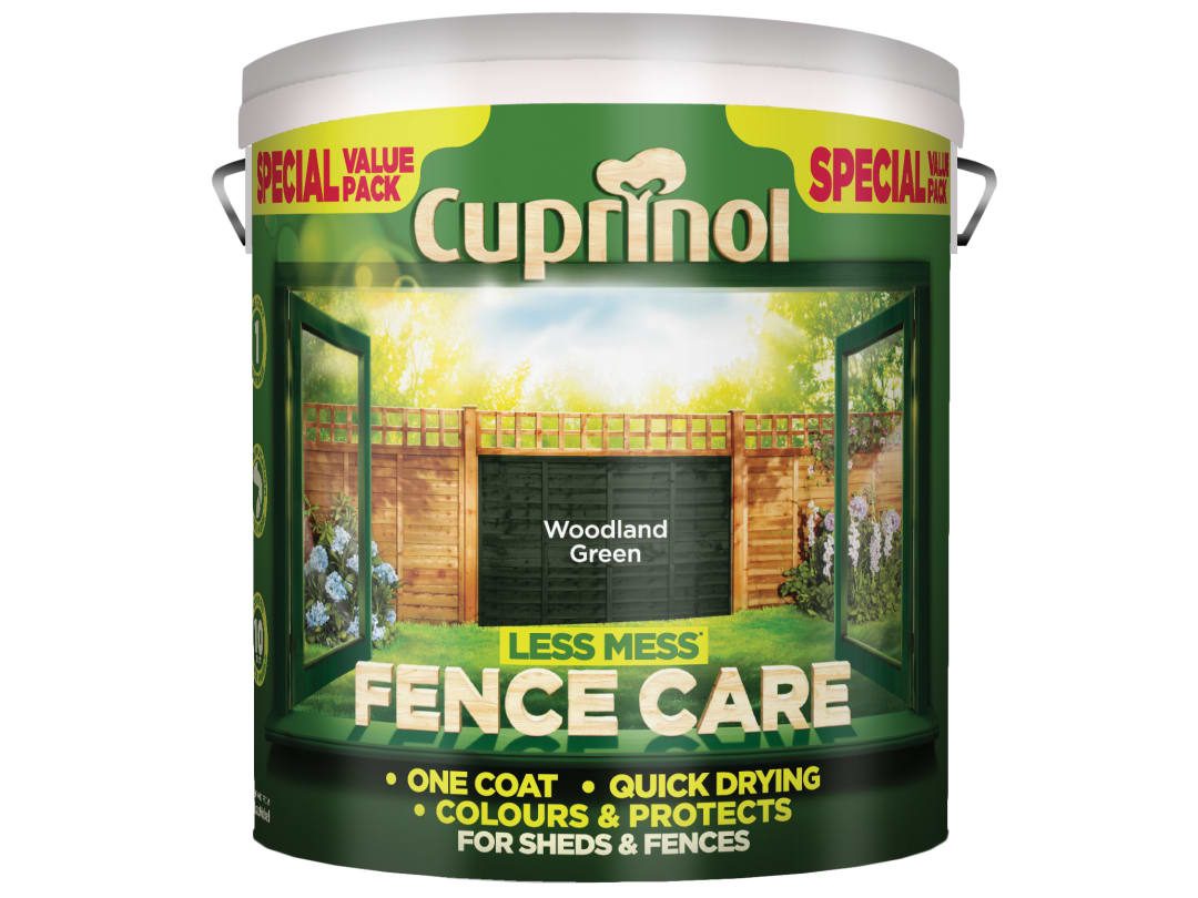 Cuprinol Less Mess Fence Care Woodland Green 6L 5194072