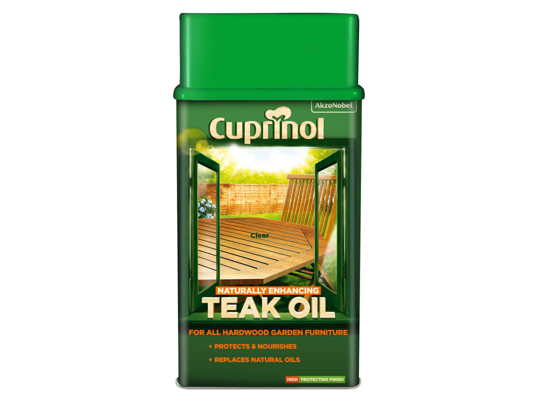 Cuprinol Naturally Enhancing Teak Oil Clear 1 litre 5212362