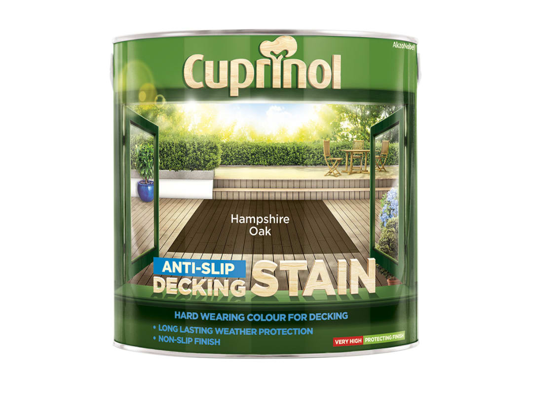 Cuprinol Anti-Slip Decking Stain Hampshire Oak 2.5L 5092620