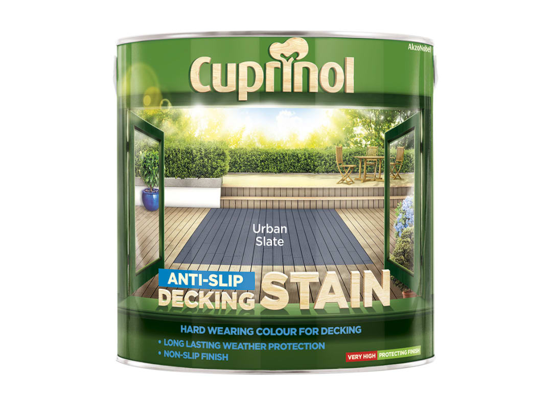 Cuprinol Anti-Slip Decking Stain Urban Slate 2.5L 5122407