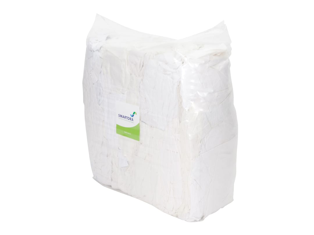 Davis & Moore White No1 Cotton Wipers 10kg WL