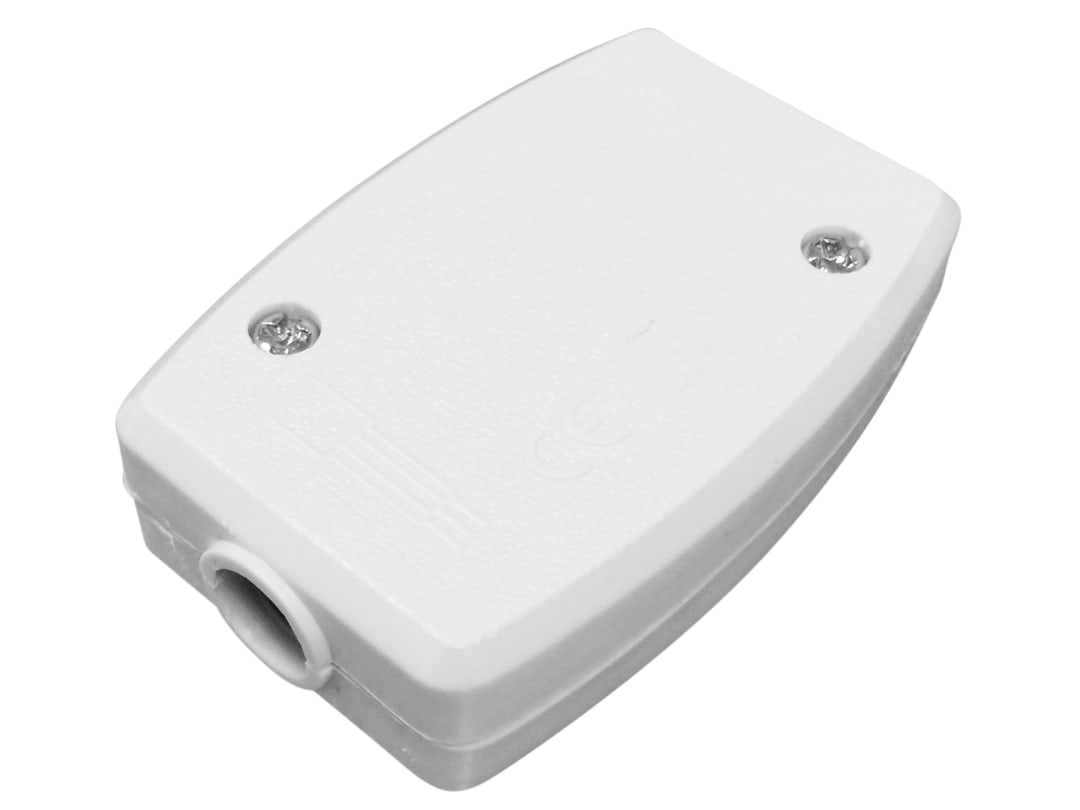Dencon 3 Terminal Fixed Connector 13A White 1924NB