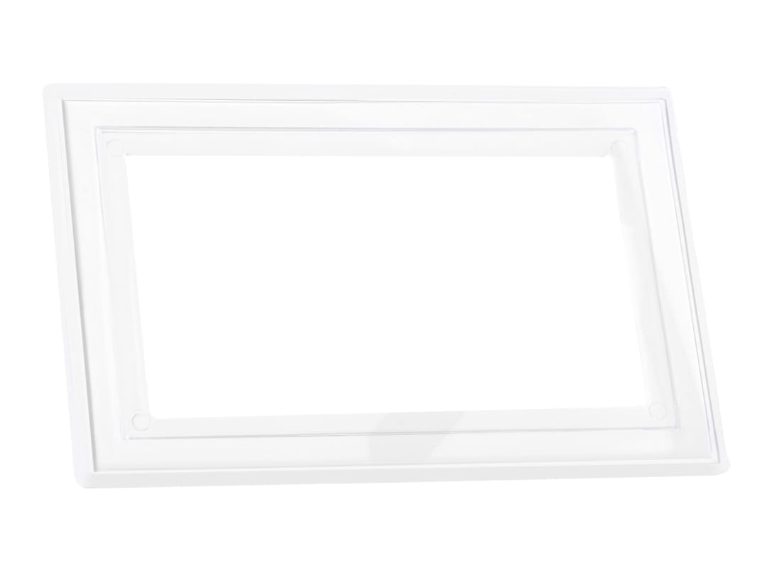 Dencon Clear Finger Plate 2-Gang 88052NB