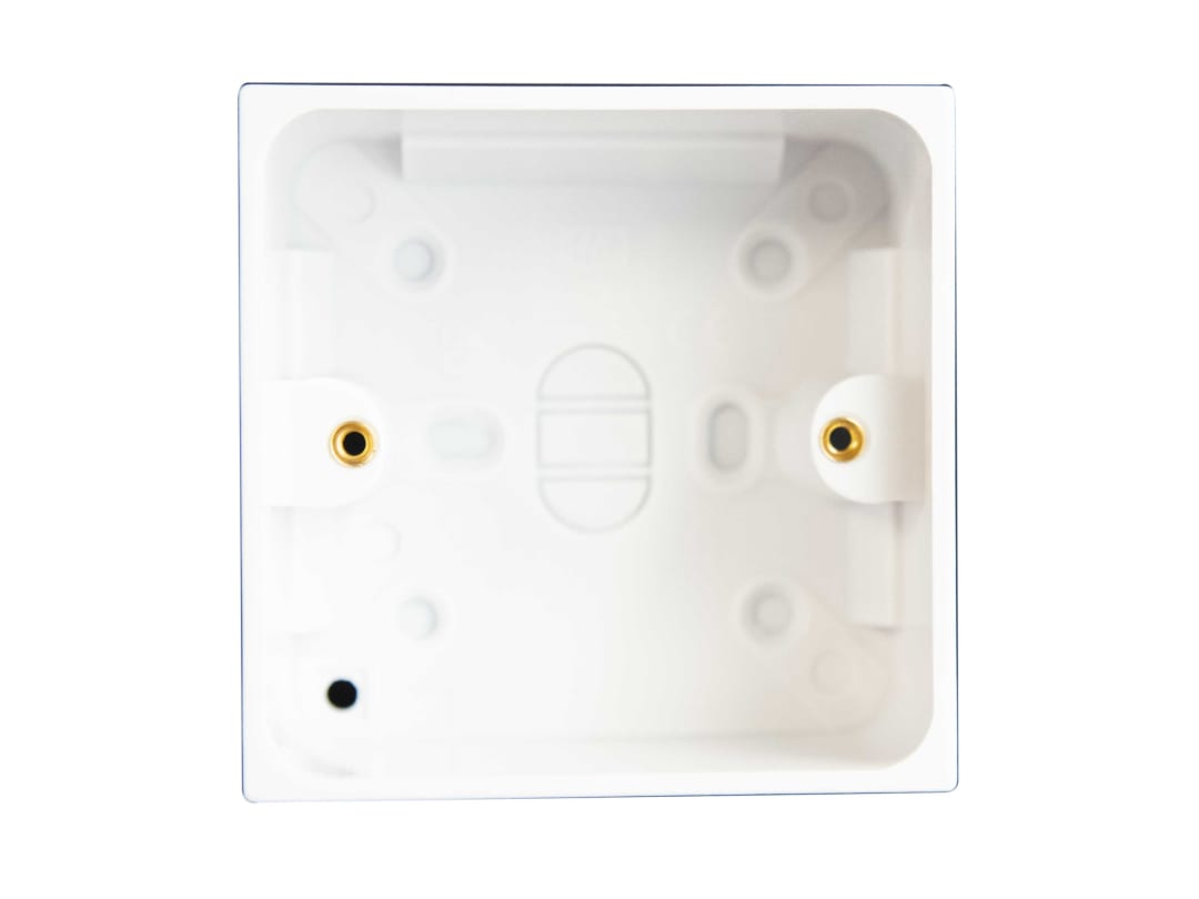 Dencon Pattress Box 1-Gang 25mm 8898NB