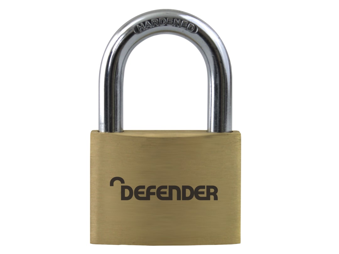 DEFENDER Defender Padlock Brass 50mm DFBP5 DFBP5