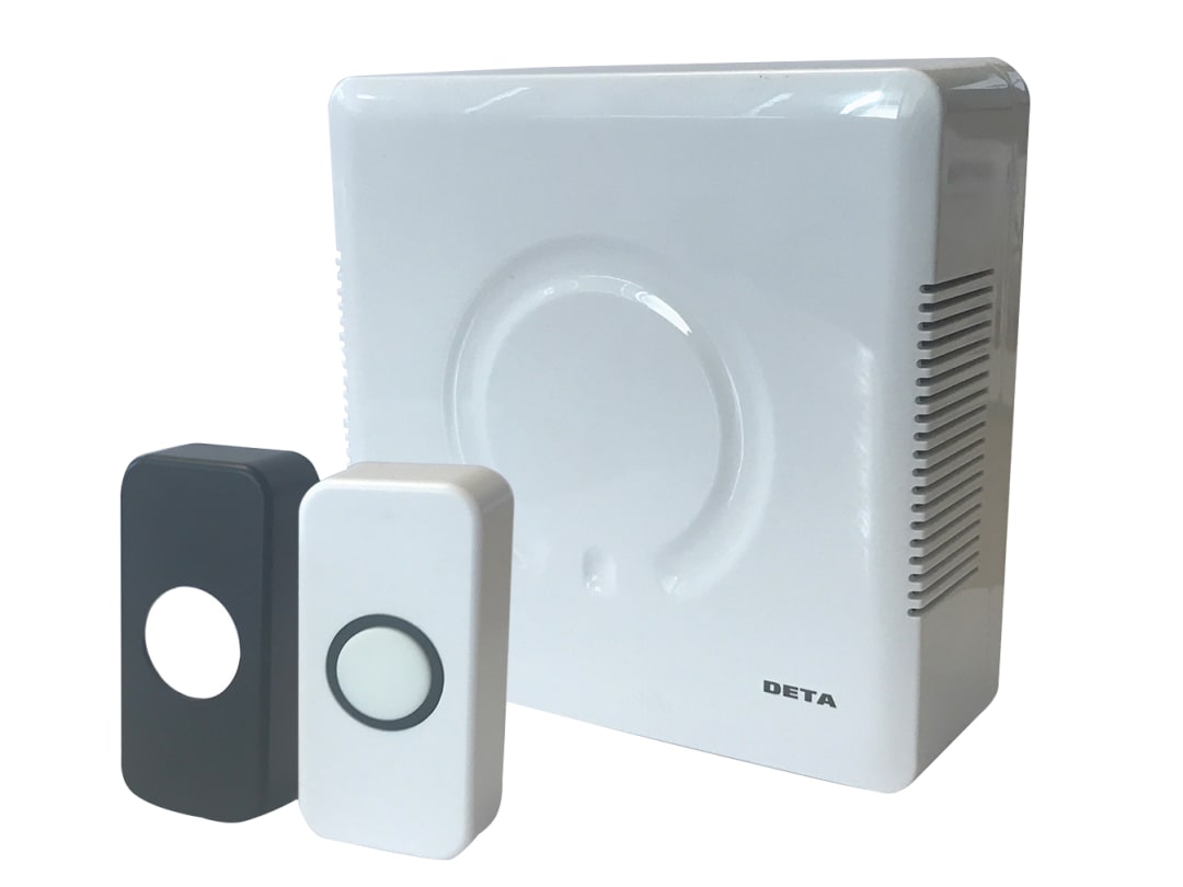 Deta Vimark Wired Door Bell Chime and Push Kit C3504